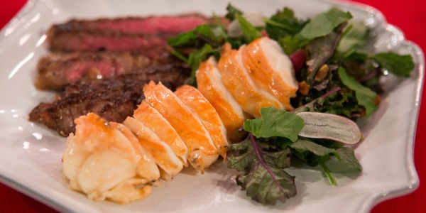 Valentine s Day Recipes Poached Lobster Steak And Dessert