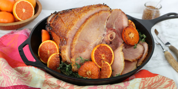 Herby Honey-Baked Ham with Citrus