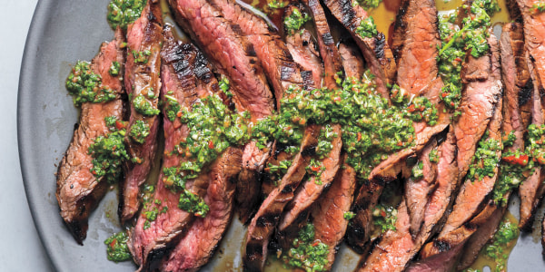 Natalie Morales' Easy Grilled Chimichurri Soy Steak