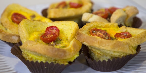 Breakfast Casserole Cupcakes