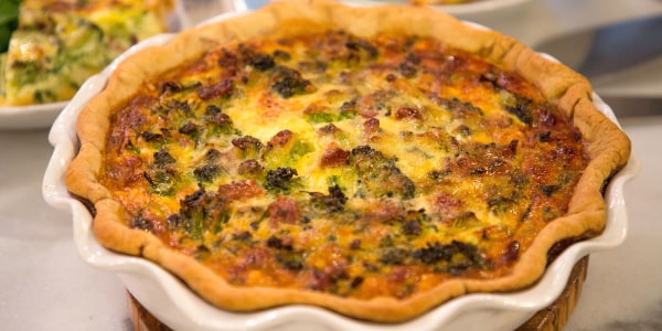 Broccoli Cheese Quiche 