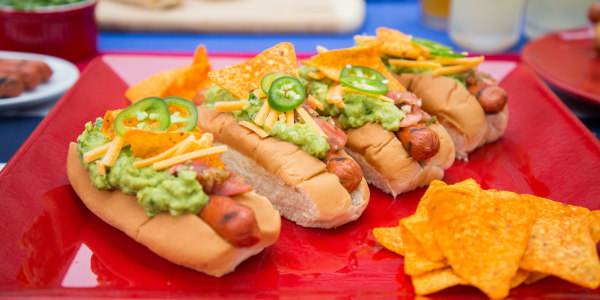 Nacho Hot Dogs