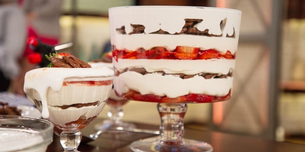 S'mores Strawberry Shortcake Trifle