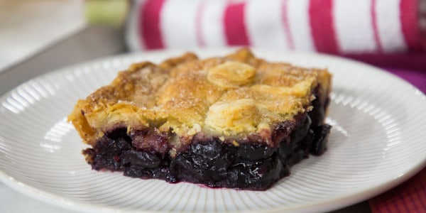 Summer Cherry Lattice Slab Pie