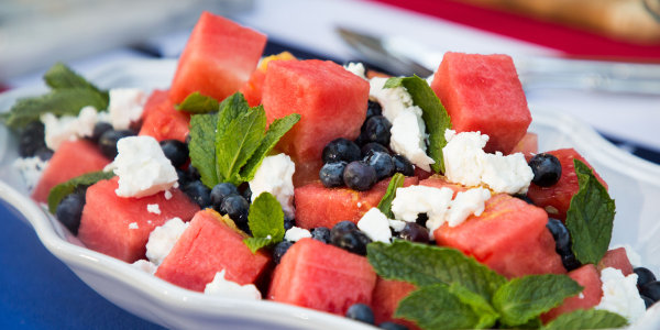 Siri Daly's Watermelon, Blueberry and Feta Salad