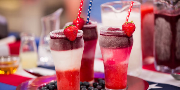 Red, White and Blue(berry) Margaritas 