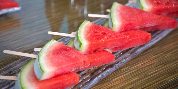 Boozy Watermelon Popsicles