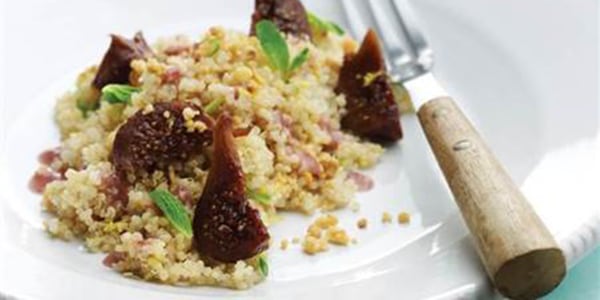 Quinoa Salad with Figs and Mint