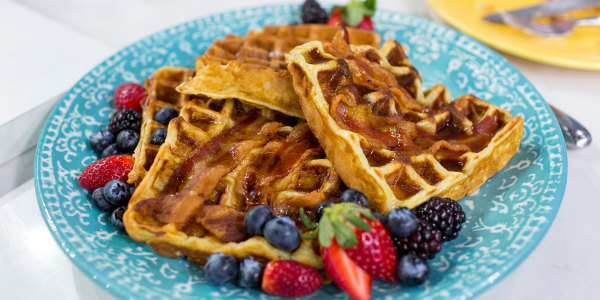 Al Roker's Bacon Waffles