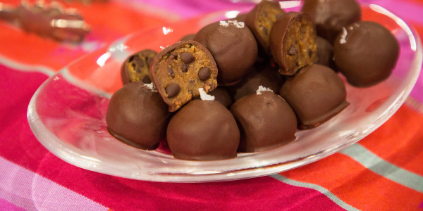 Gluten-Free Chocolate Chip Cookie Dough Truffles