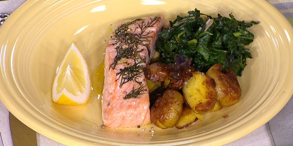 Baked Salmon with Dill