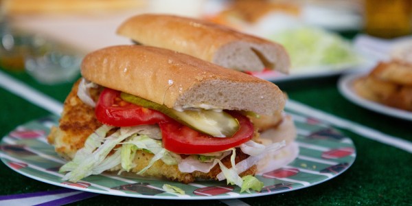 Siri's Fried Walleye Sandwich with Tartar Sauce