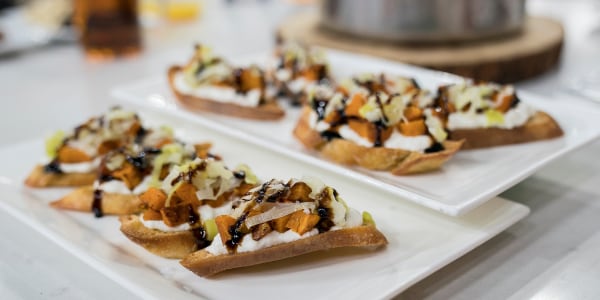 Siri's Butternut Squash, Leek and Ricotta Toast