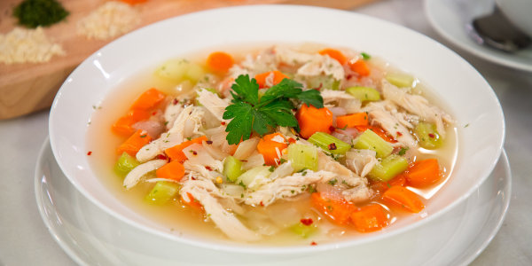 Healthy 1-Minute Chicken Soup