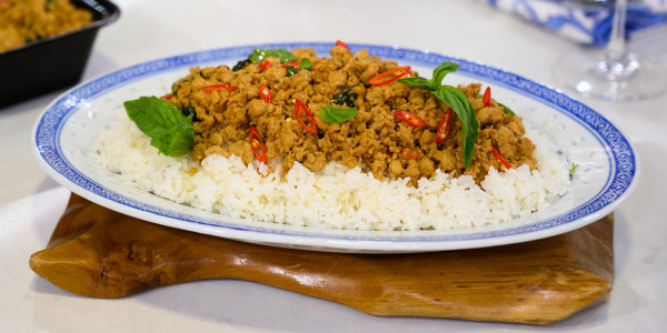 Thai Basil Chicken Bowls