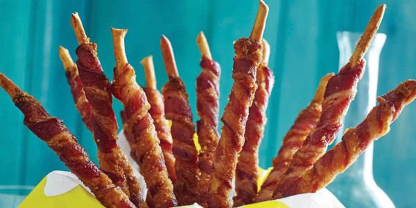 Candied Bacon Breadsticks or Grissini