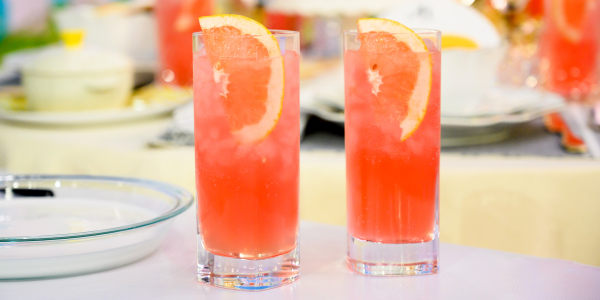 Martha Stewart's Grapefruit-Sanbitter Spritz