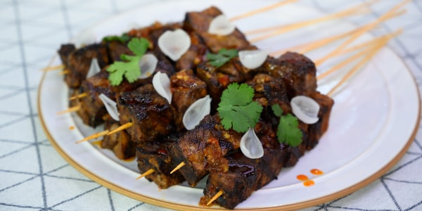 Suya-Spiced Short Ribs with Shito Honey