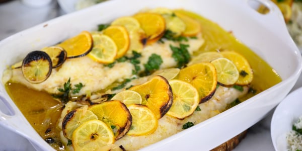 Citrus Baked Cod