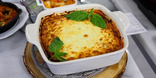 Noodle-less Zucchini Lasagna with Veggie Marinara