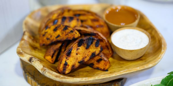 Barbecue Sweet Potato Wedges