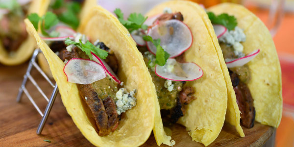 Michael Symon's Grilled Rib-eye Tacos