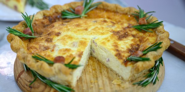 Ham and Gruyere Quiche