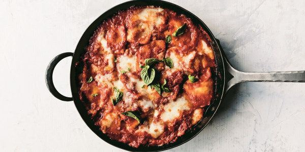 Speedy Skillet Ravioli Lasagna