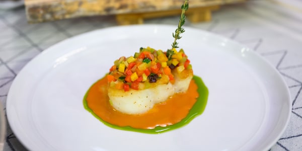 Jean-Georges' Cod with Ketchup Sauce