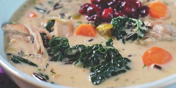 Ree Drummond's Creamy Chicken and Wild Rice Soup