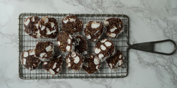 No-Bake Chocolate Coconut Crunch Cookies