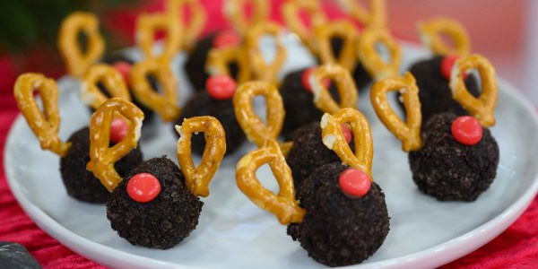 Hoda's Oreo Reindeer Truffles