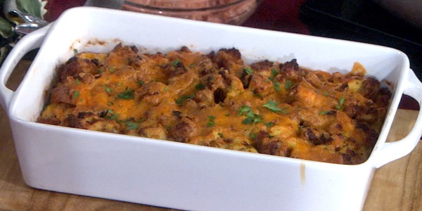 Sausage and Leek Breakfast Casserole