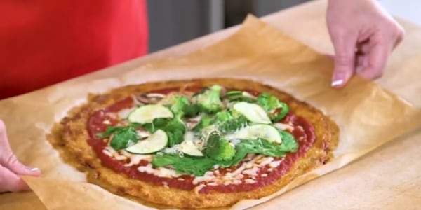 Keto-Friendly Meat and Veggie Lover's Pizza