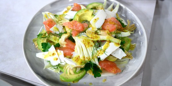 Fennel, Artichoke and Grapefruit Salad