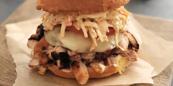 Pulled Hawaiian Chicken Sandwiches