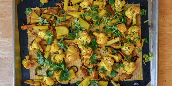 Sheet Pan Aloo Gobi