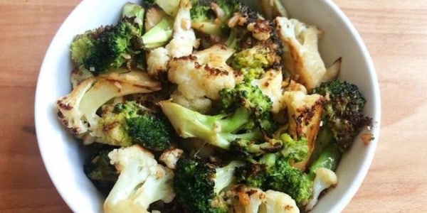 Valerie Bertinelli's Garlicky Broccoli and Cauliflower