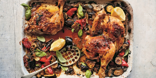 Ratatouille Sheet Pan Chicken