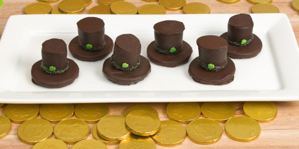 Chocolate Leprechaun Hats for St. Patrick's Day