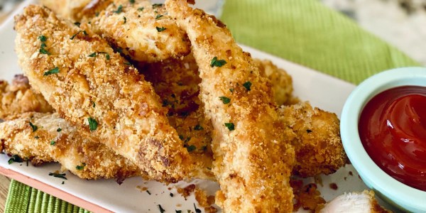 5-Ingredient Oven-Baked Fried Chicken