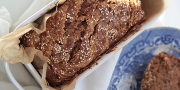 Tahini Swirl Banana Bread