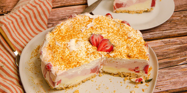 Strawberry Ice Cream Cake