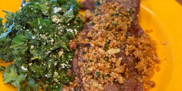 Anne Burrell's kale Caesar and grilled skirt steak recipes