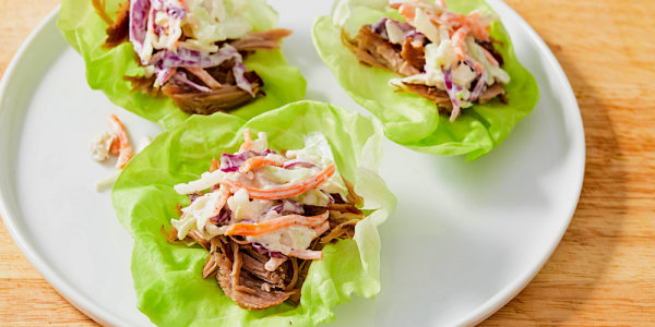 Pulled Pork Lettuce Wraps