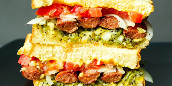 Elena Besser's Chicago-Style Hot Dog Sandwich