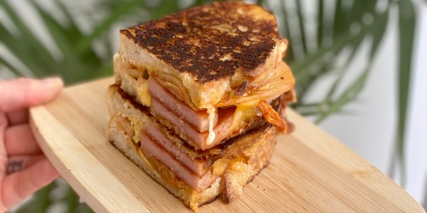 Spam and Kimchi Grilled Cheese