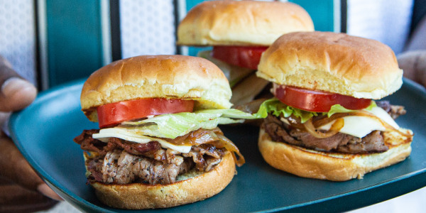 Rib-eye Cheesesteak Sliders