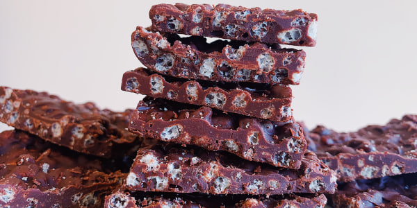 4-Ingredient Crispy Chocolate Bars