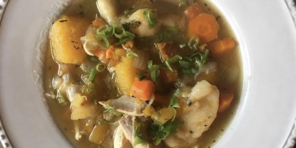 Mother's chicken soup with spinners